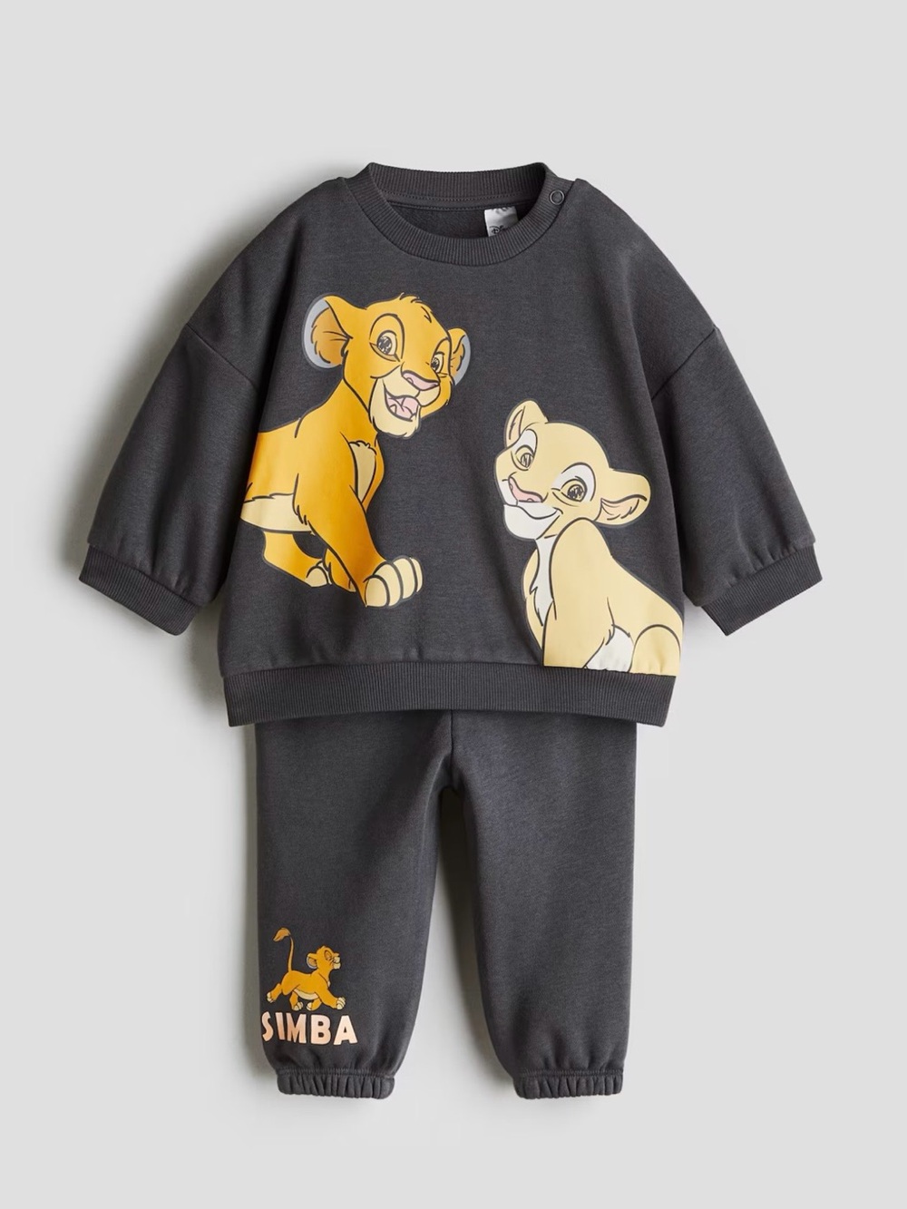 H&M x Disney Lion King Dark Grey Sweatsuit 9-12 Months
